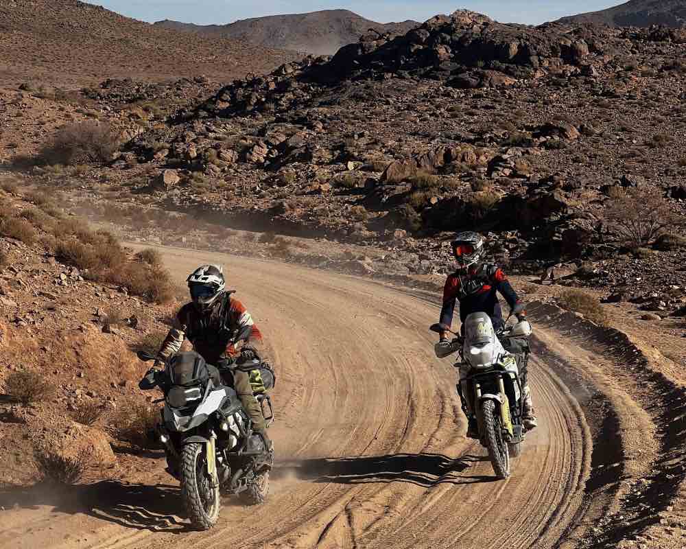 Blog: Scouting 3. Ollie Moto and Soufiane tearing up the trails in Morocco.