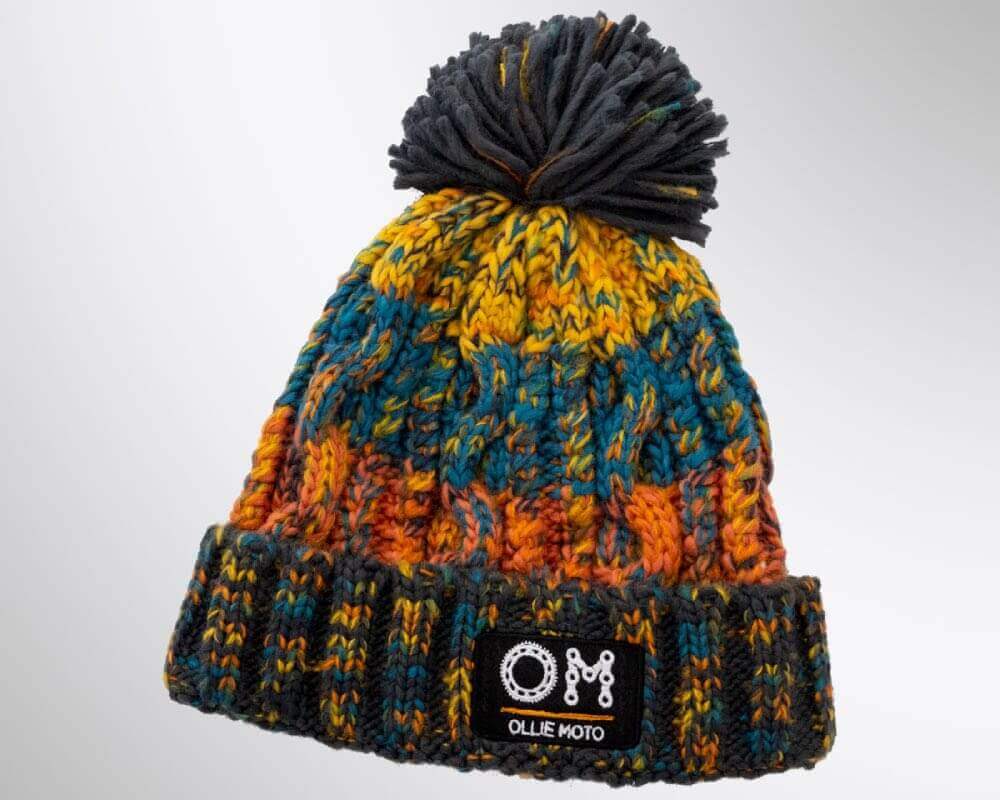 Blog: Website 2. The Ollie Moto original bobble hat.
