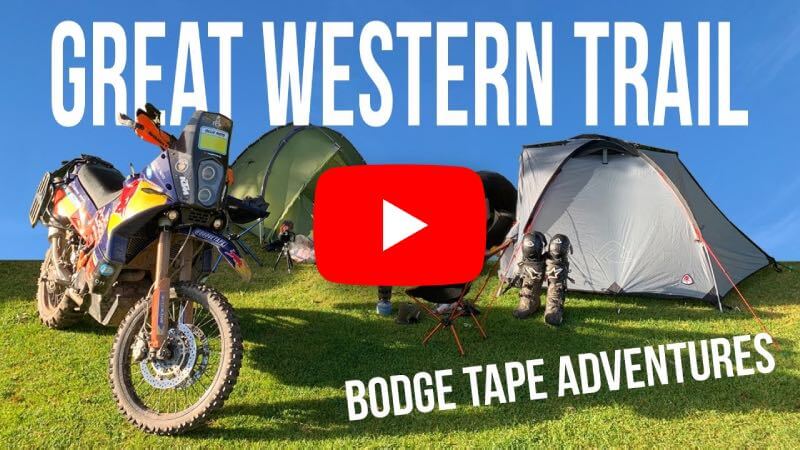 The thumbnail for the BTA Great Western Trail video.
